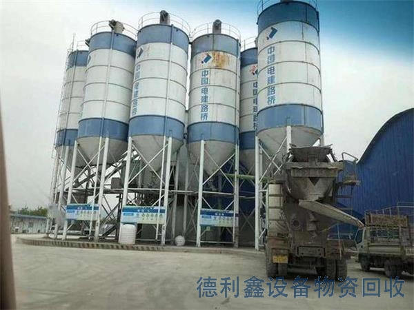 沧州搅拌站设备回收拆除